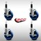 Service Caster 5'' SS Solid Poly Swivel 1-1/8'' Expanding Stem Caster Set with Brake, 4PK SCC-SSEX20S514-SPUS-TLB-118-4 - alternate 2